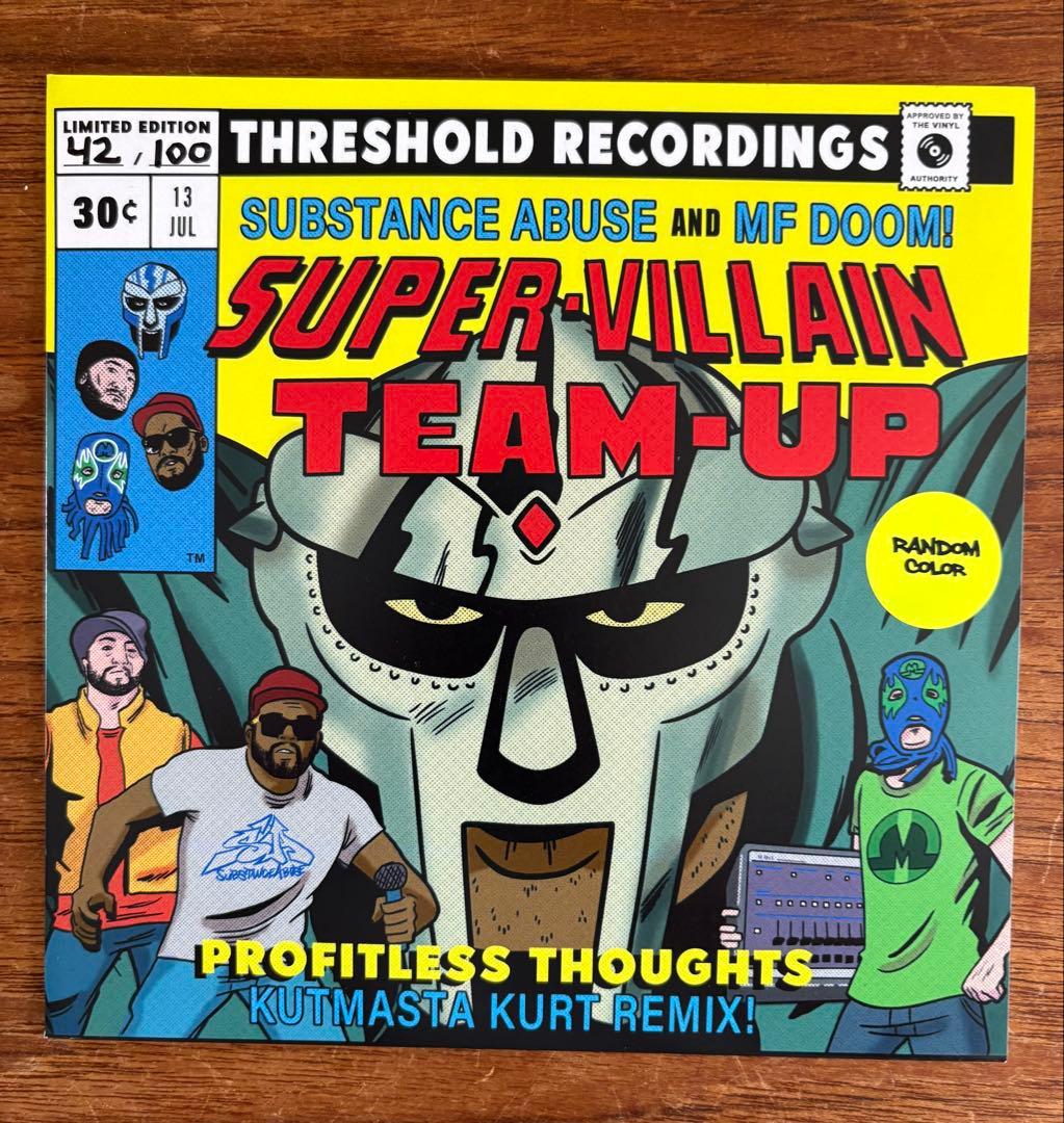 世界100枚限定 SUBSTANCE ABUSE & MF DOOM カラー7\"
