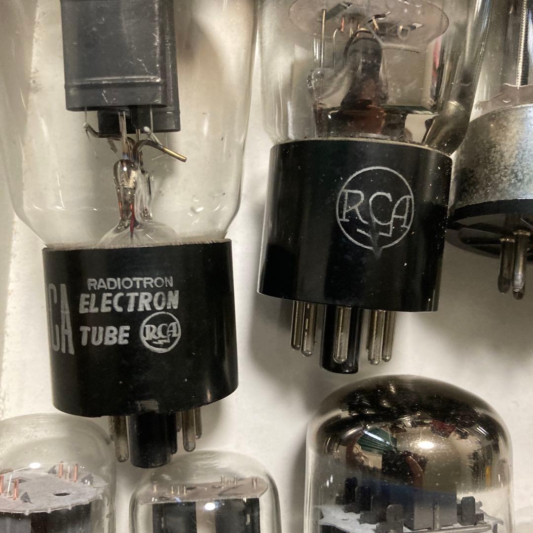 海外製　真空管セット RCA SYLVANIA 6080 7581A等　12本