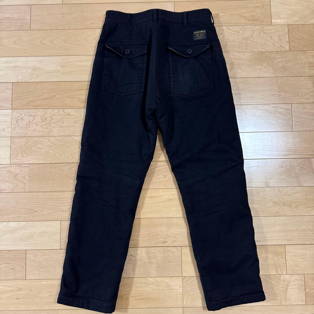 AT-DIRTY \"QUILTING PANTS\" black サイズM