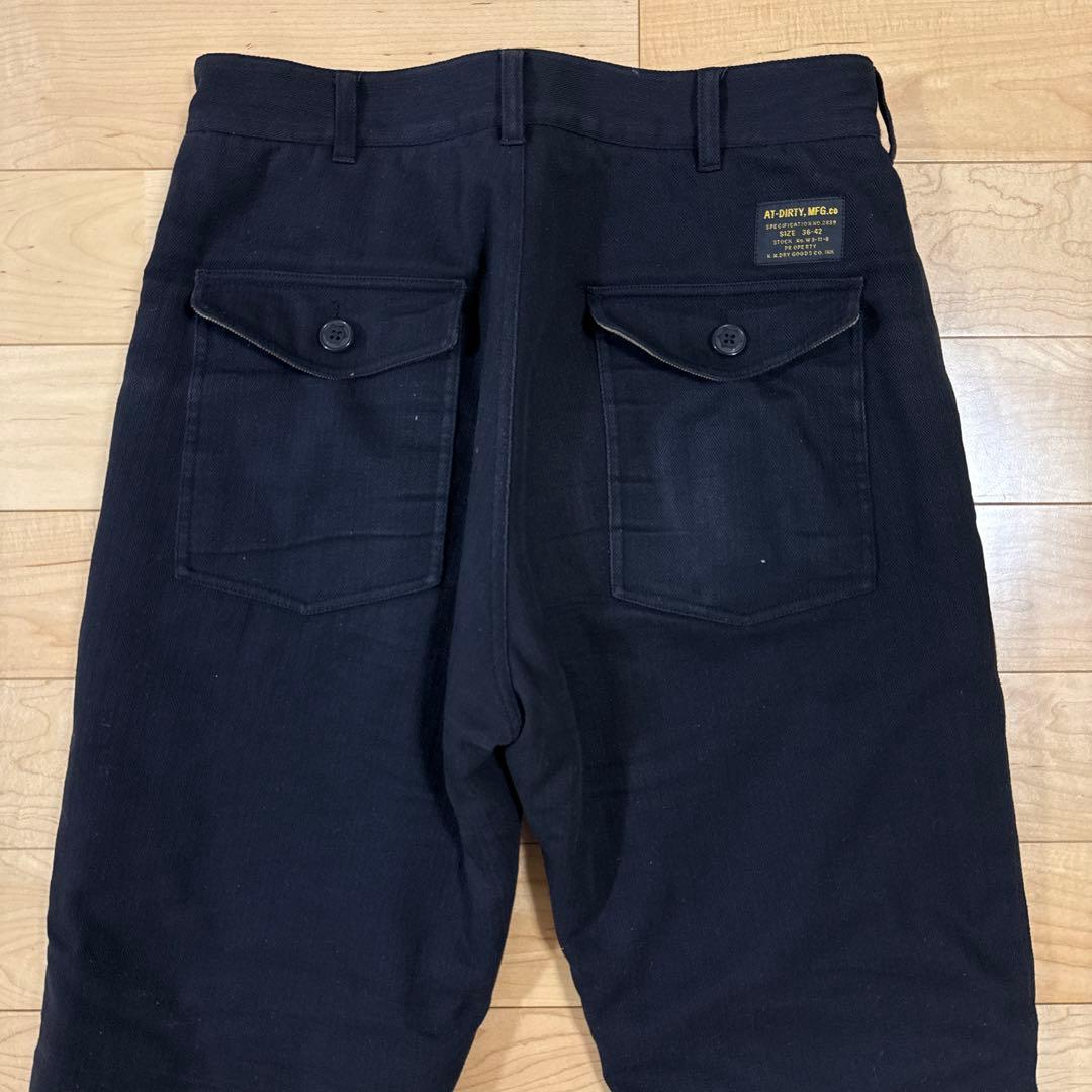 AT-DIRTY \"QUILTING PANTS\" black サイズM