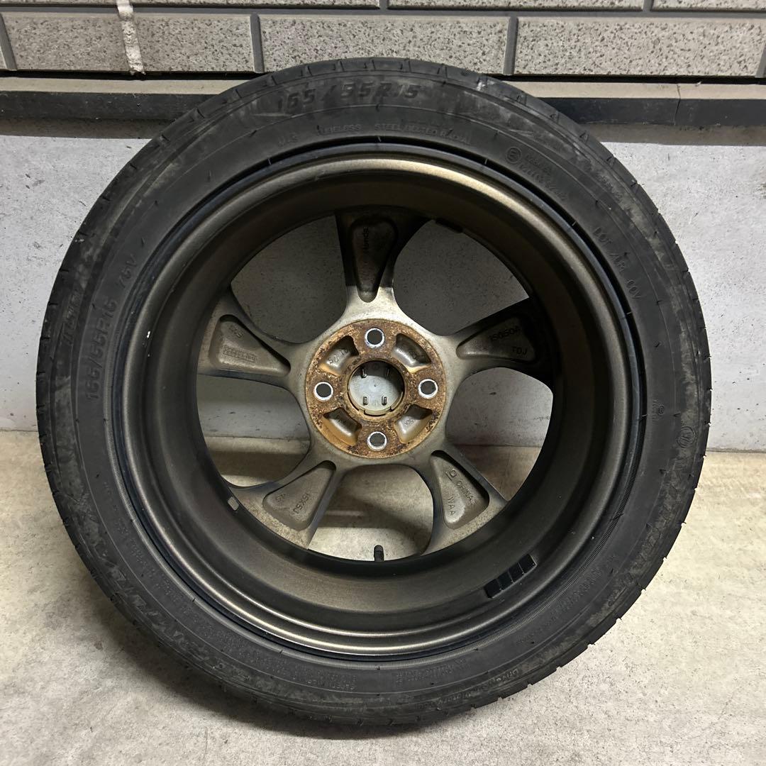 ち*い様 ホンダ S660 15インチ ホイール 4本セット 中古