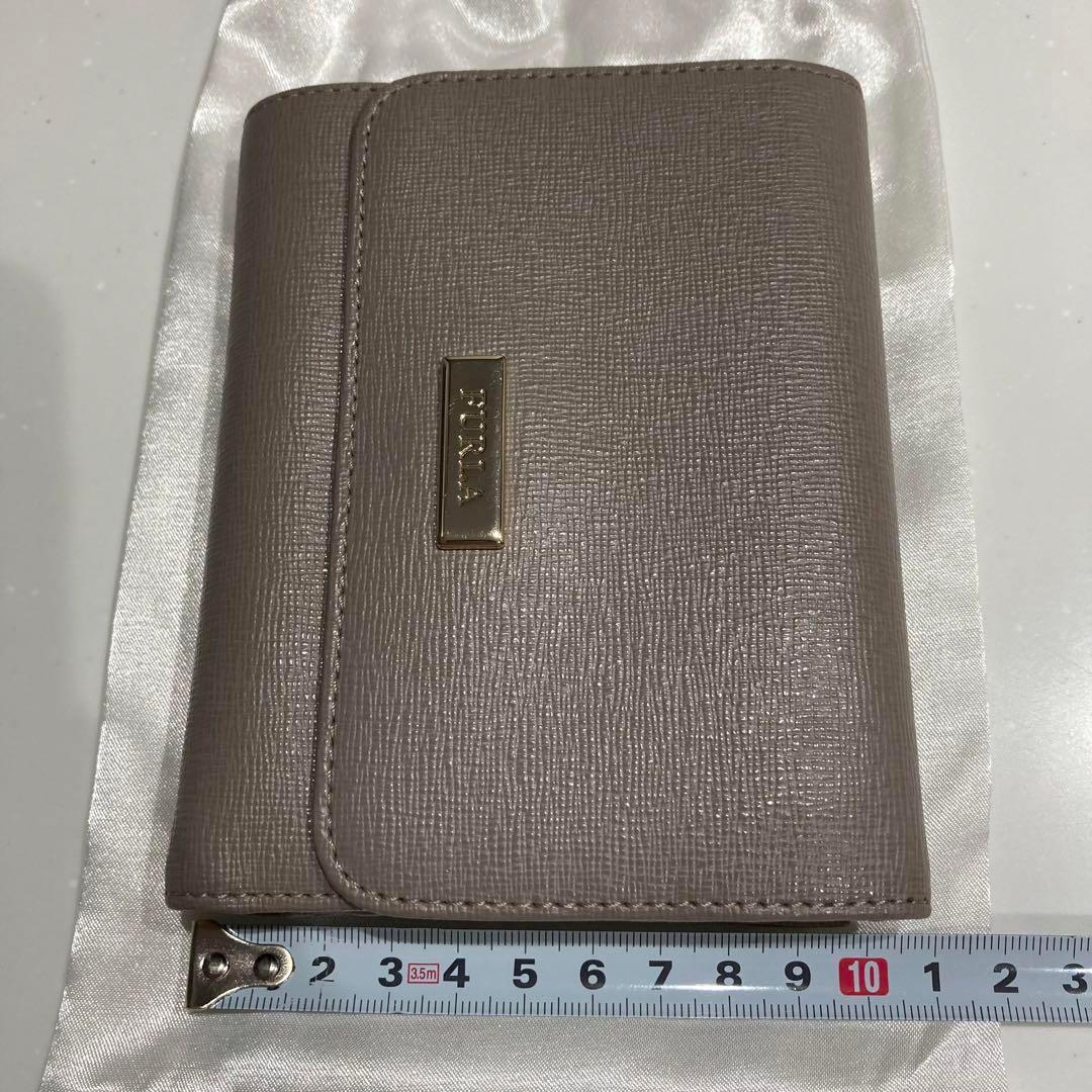 FURLA フルラ 折りたたみ財布 レディース ベージュ 折りたたみ お財布