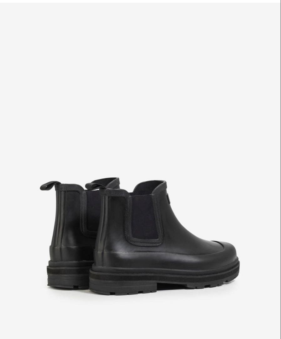 新品　AIGLE サイドゴア長靴 ブラック