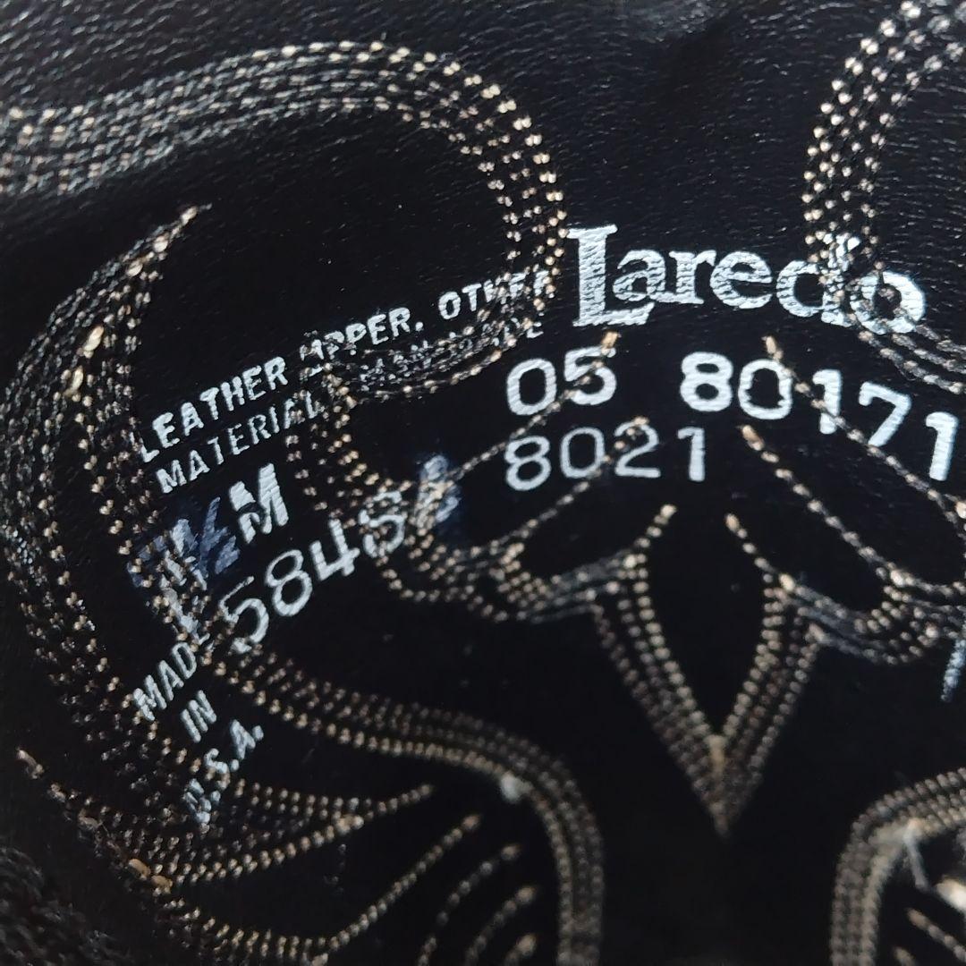 Laredo ラレド レディース ウエスタンブーツ USA製 本革 8.5 刺繍