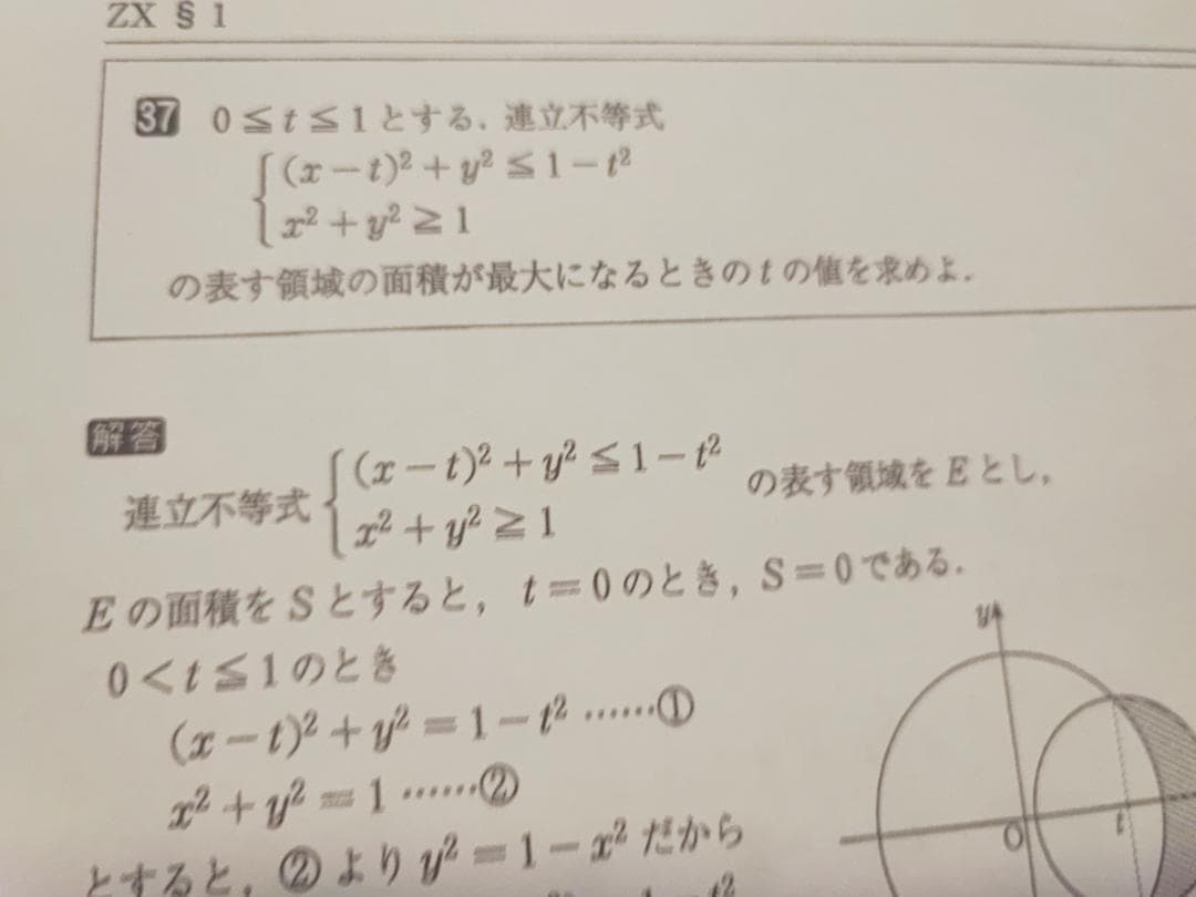 駿台の22年度最新版の井辺先生による数学ZX§1解答プリント集　河合塾　鉄緑会