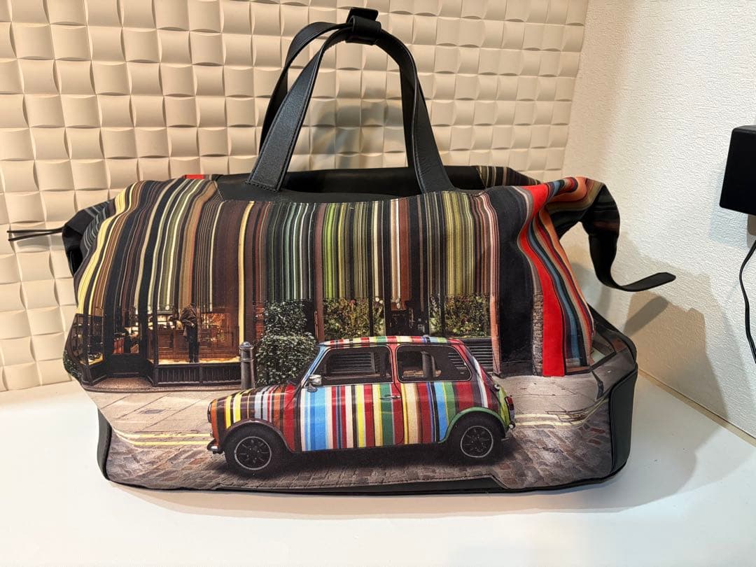 PaulSmith ポールスミス ミニクーパー ボストンバッグ ストライプ レア