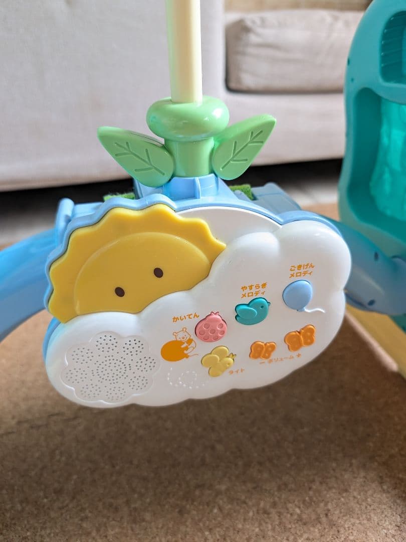 【美品】Disney プーメリー えらべる回転6WAYジムにへんしんメリー