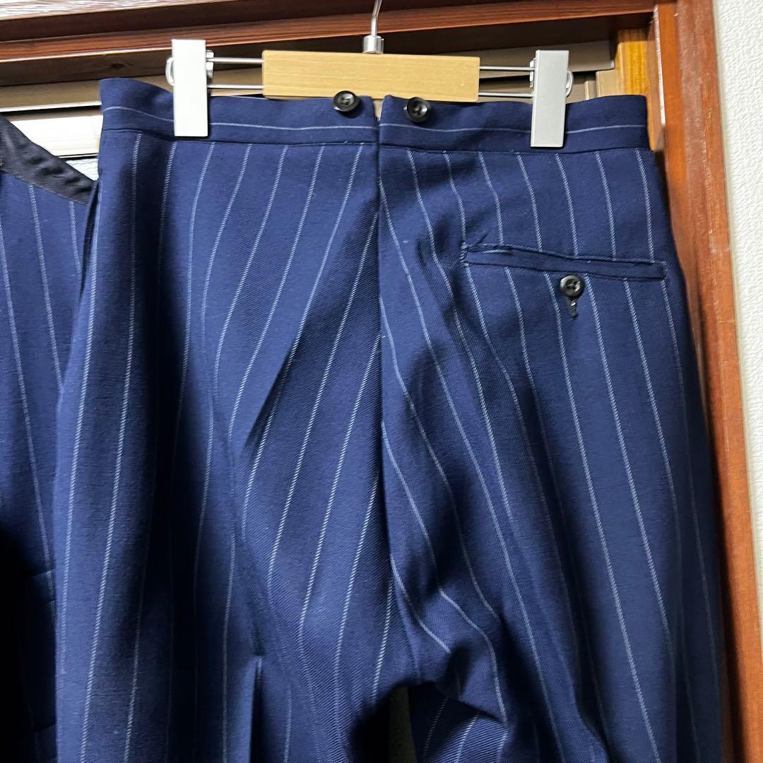 40s British vintage 3ピース スーツ ストライプ イギリス