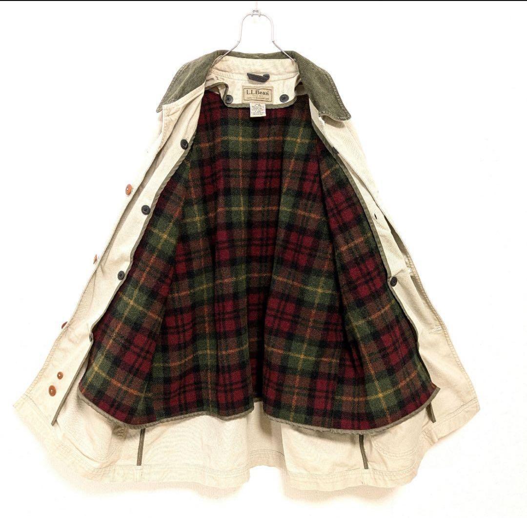 90s L.L.Bean ハンティングジャケット ライナー付き コーデュロイ襟
