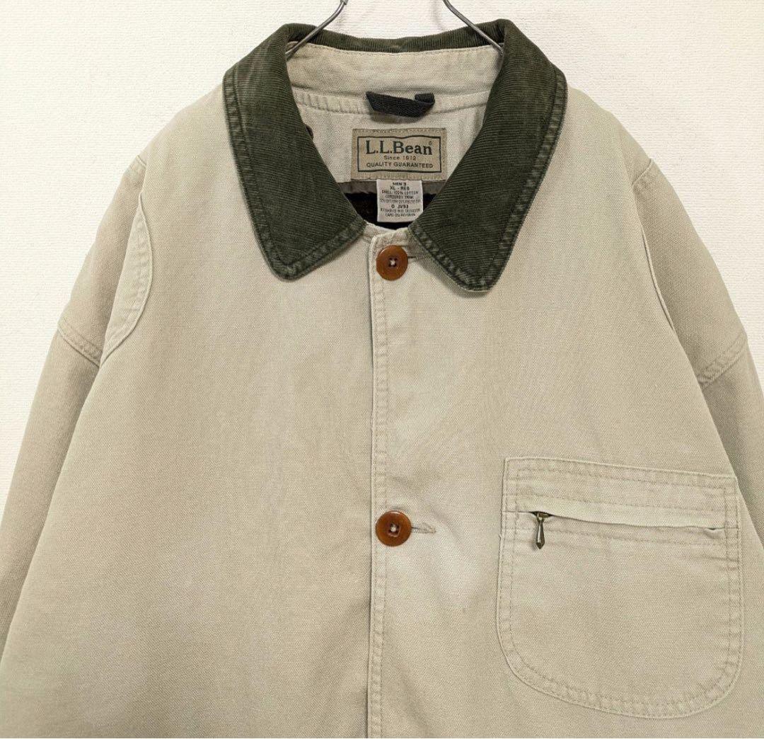 90s L.L.Bean ハンティングジャケット ライナー付き コーデュロイ襟