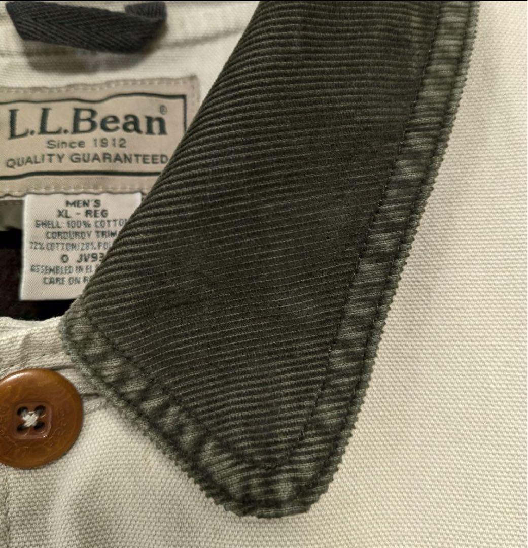 90s L.L.Bean ハンティングジャケット ライナー付き コーデュロイ襟