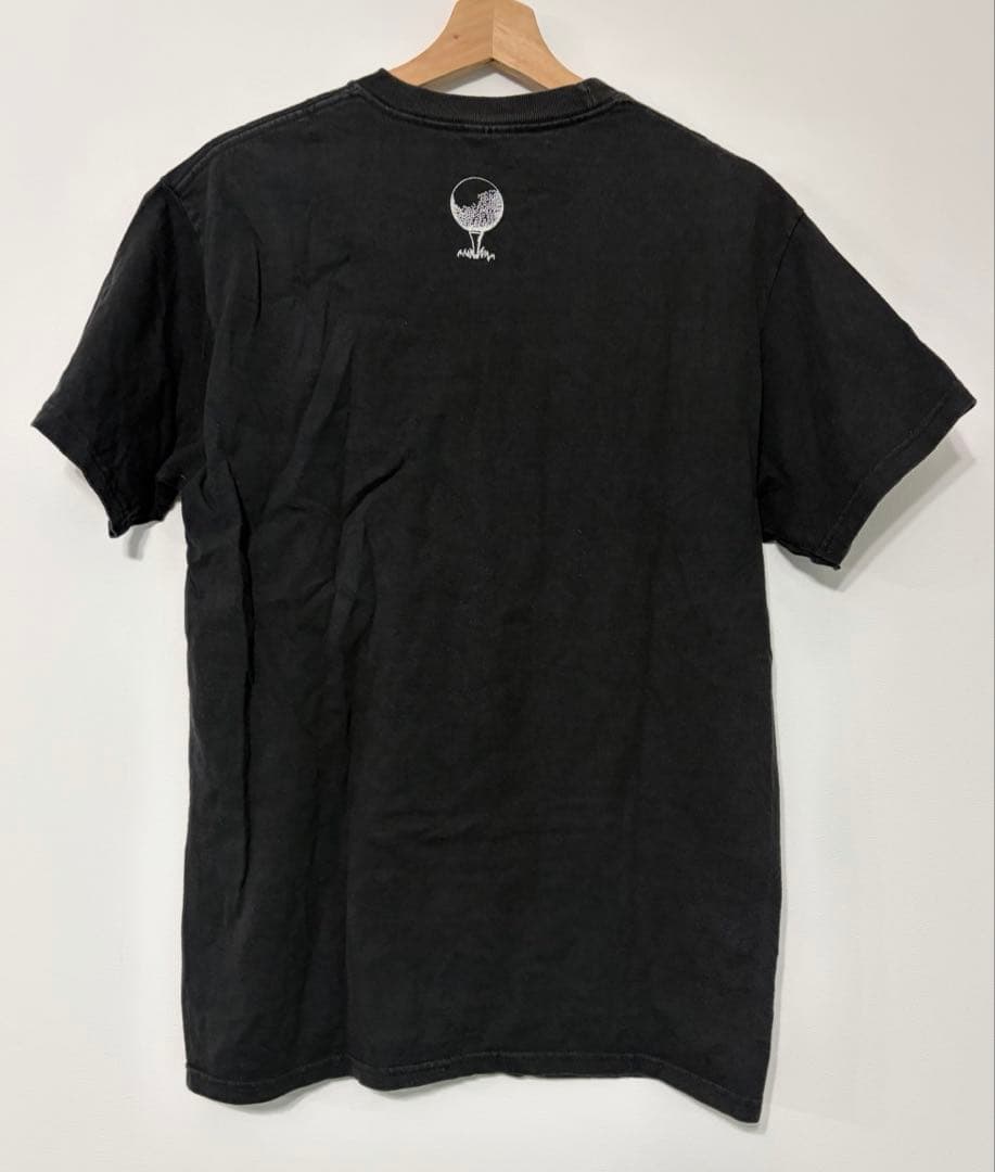 希少】old stussyブラック Tシャツ ゴルフデザイン