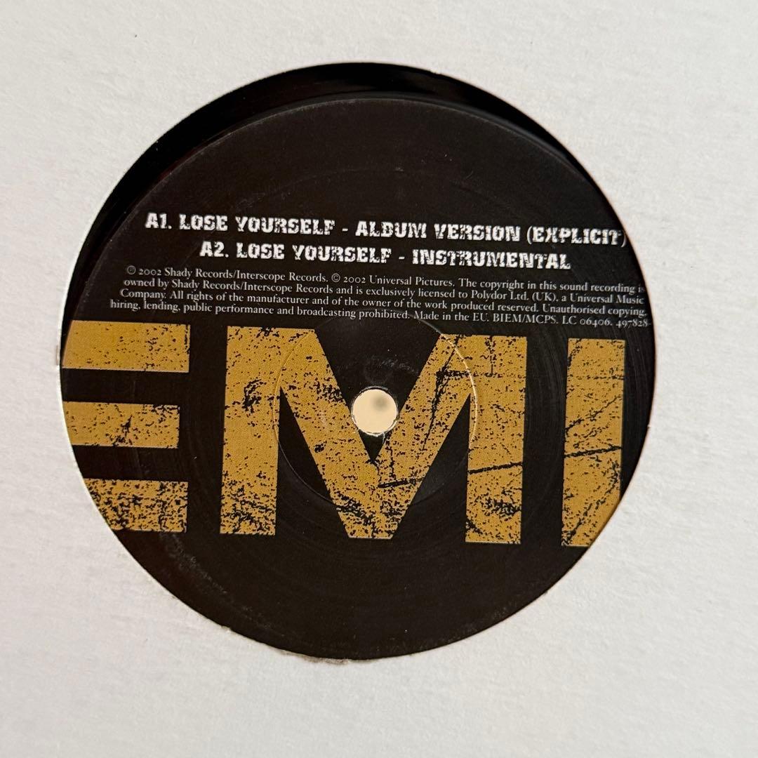 EMINEM LOSE YOURSELF 12インチレコード