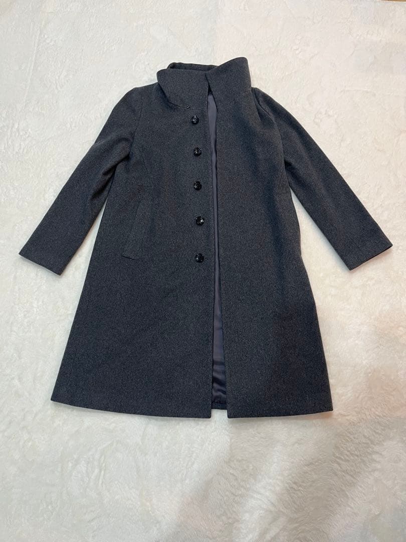 専用GALERIE VIE カシミヤ100%ロングコート グレー サイズ1