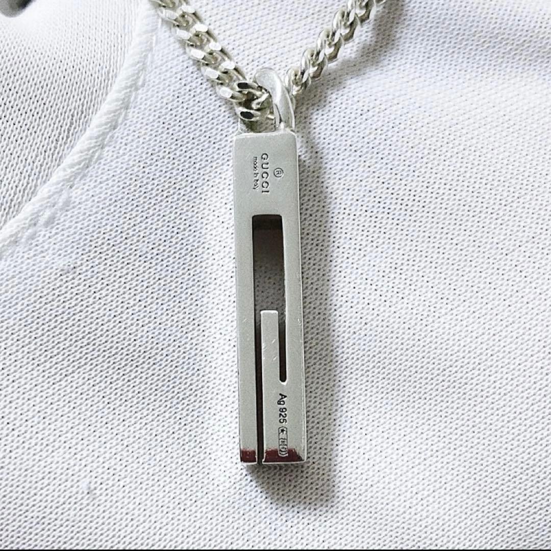 GUCCI グッチ 喜平カットアウトGバーネックレス 美品