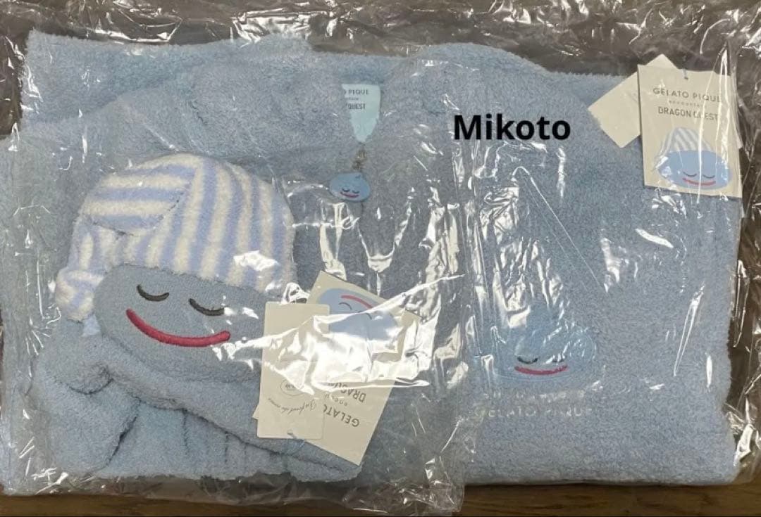 【新品、未開封】ジェラートピケ♡ドラクエスライムパーカ&ハーフパンツセット