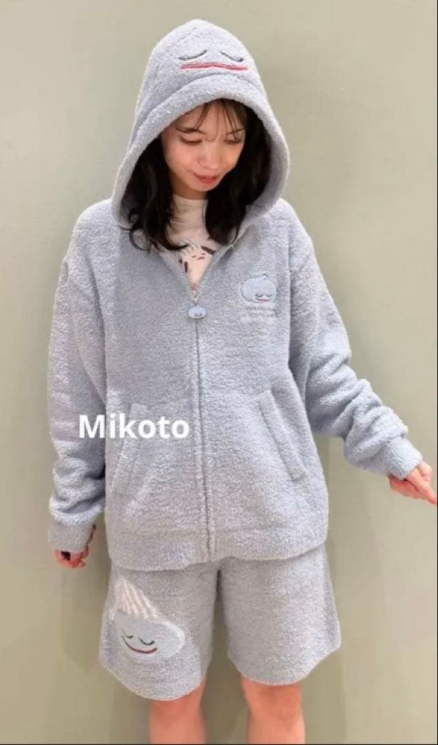 【新品、未開封】ジェラートピケ♡ドラクエスライムパーカ&ハーフパンツセット