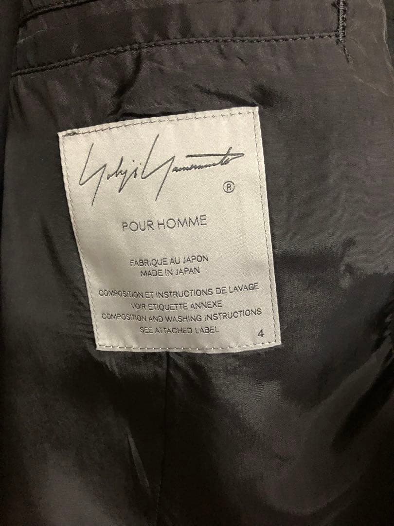 本日中ラスト　yohji yamamoto pour homme ヨウジヤマモト