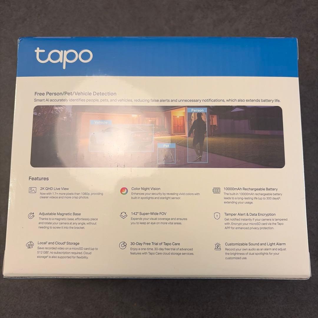 Tapo C425 2K QHD 防犯カメラ