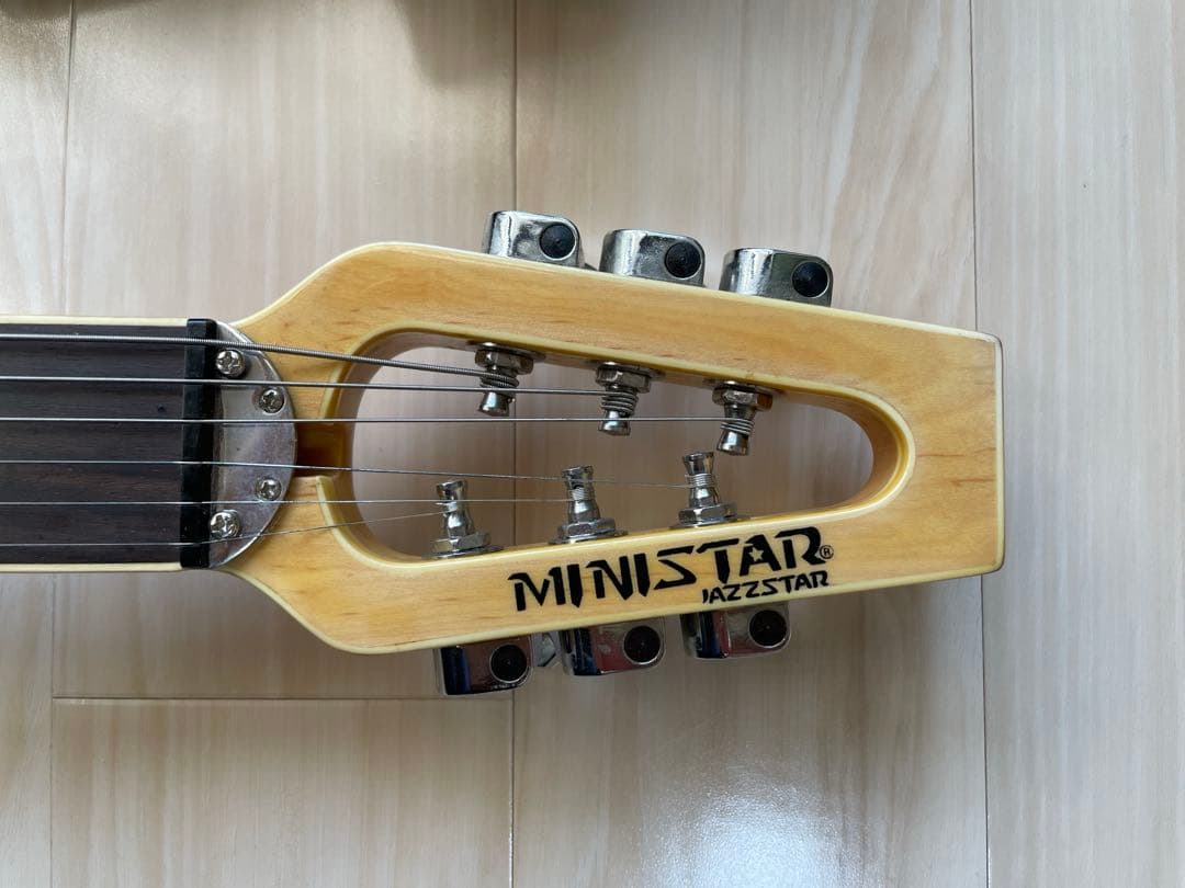 MINISTAR エレキギター （トラベルギター）専用ケース付き