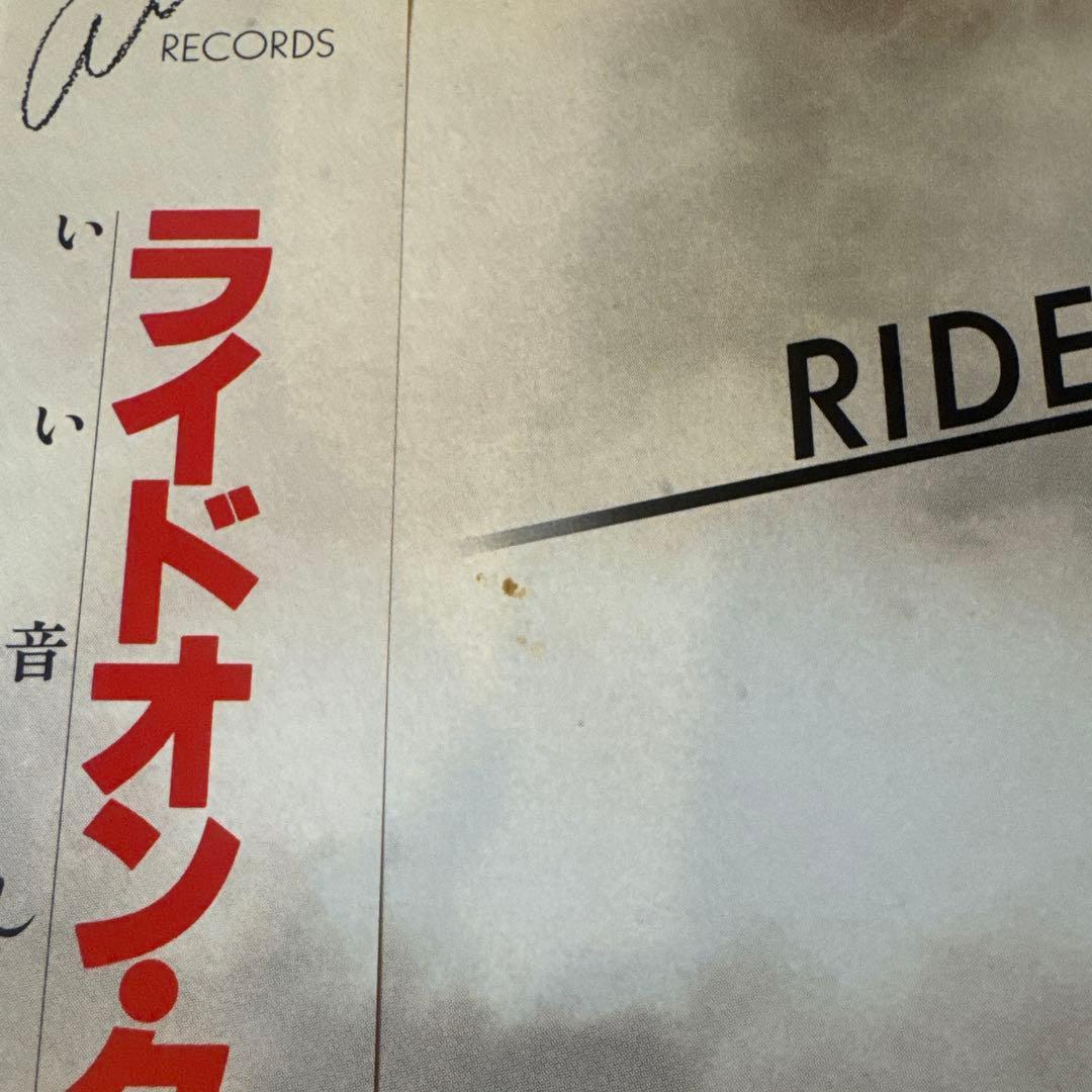 即日発送❗️レア全面帯! 1980年 山下達郎 ライド・オン・タイム