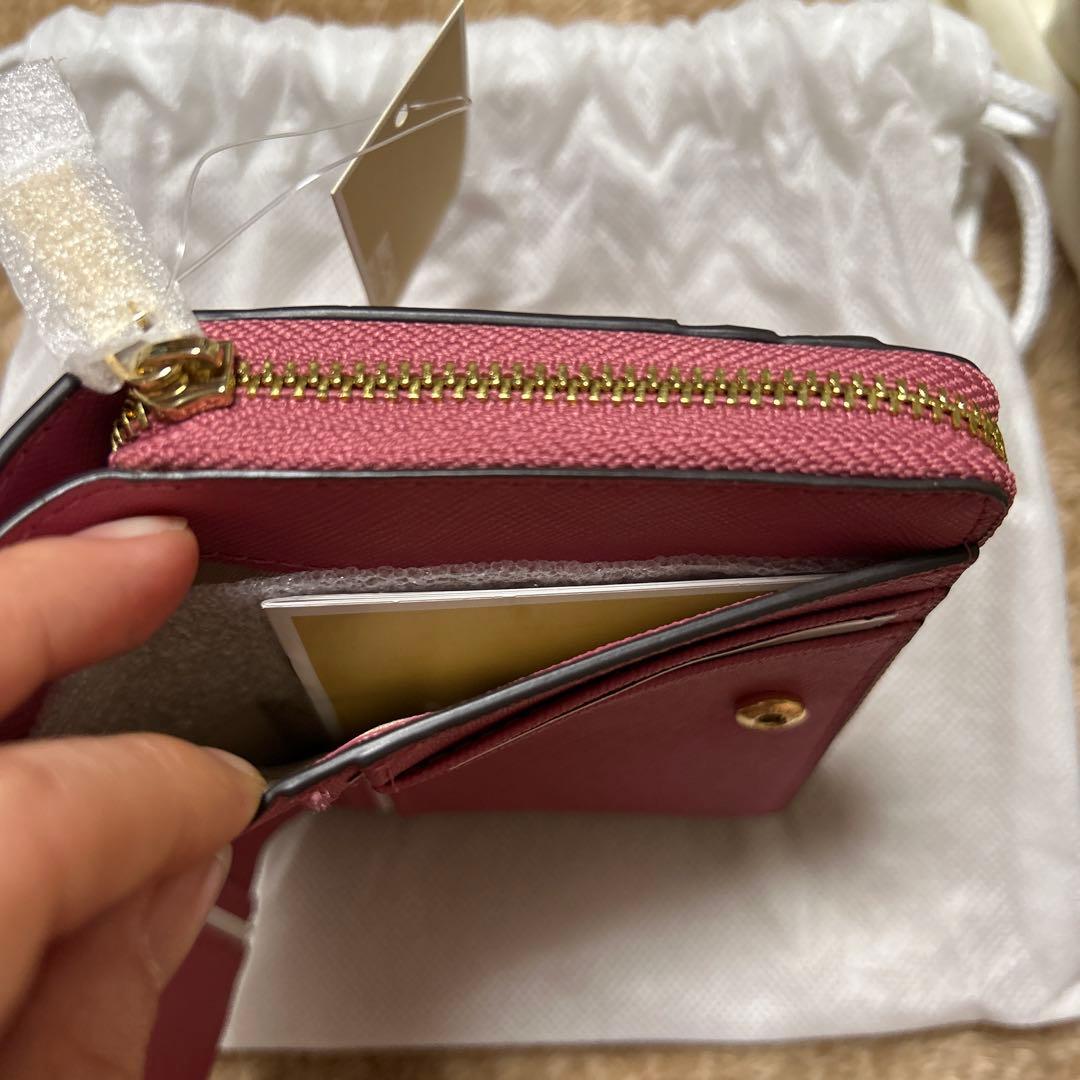 MICHAEL KORS 二つ折り財布 ローズウッド