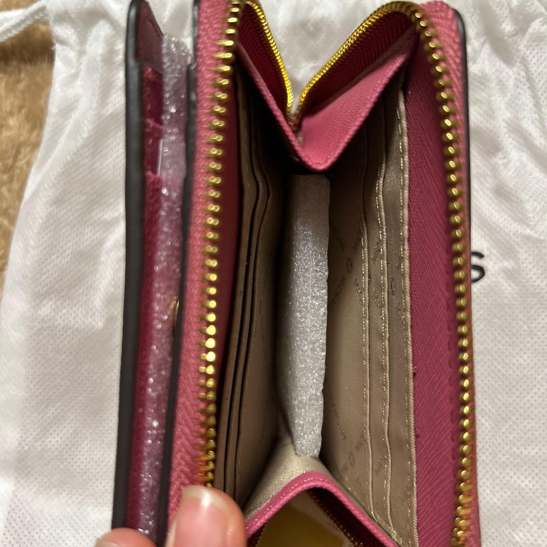 MICHAEL KORS 二つ折り財布 ローズウッド