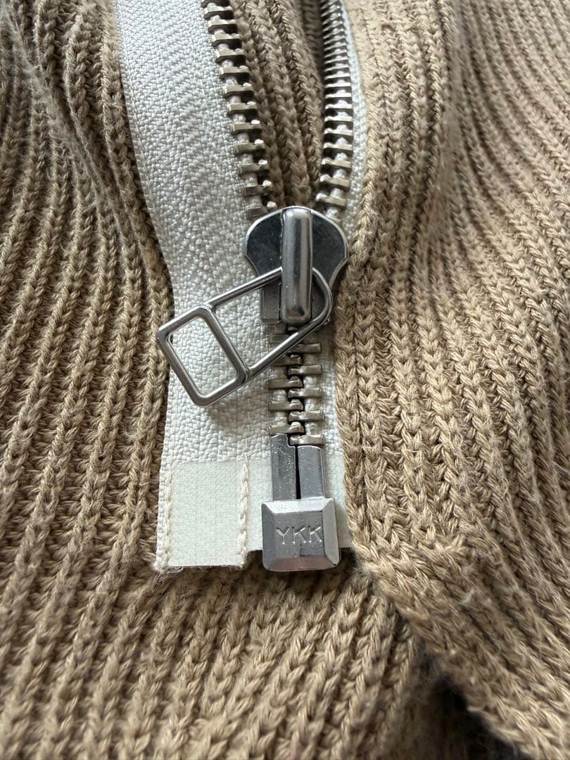 トップス unfil open-end spun cotton zip up vest