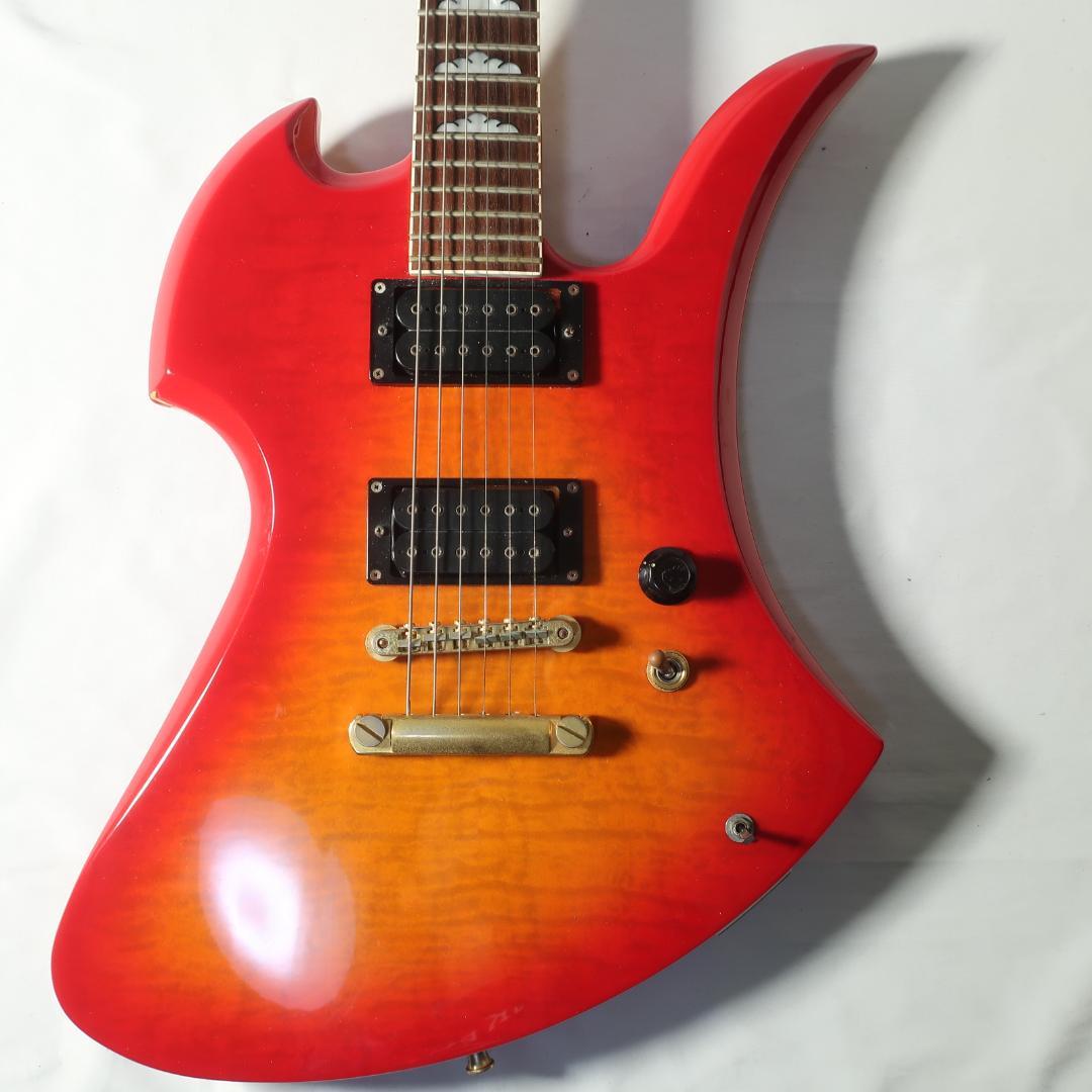 段 Burny HIDEモデル MG-85X モッキンバード ギター ケース付