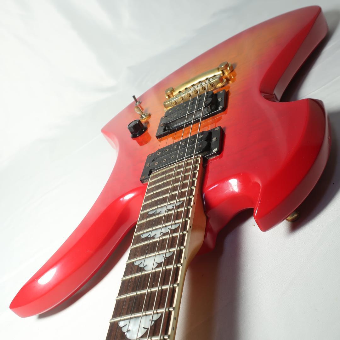 段 Burny HIDEモデル MG-85X モッキンバード ギター ケース付