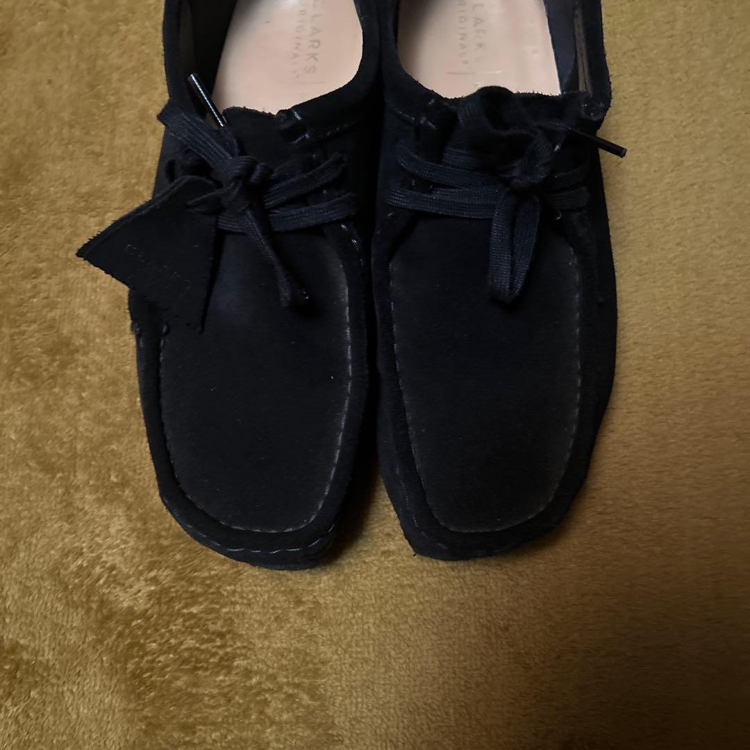 フォロー割500円引き可 Clarks クラークス ワラビー ブラック