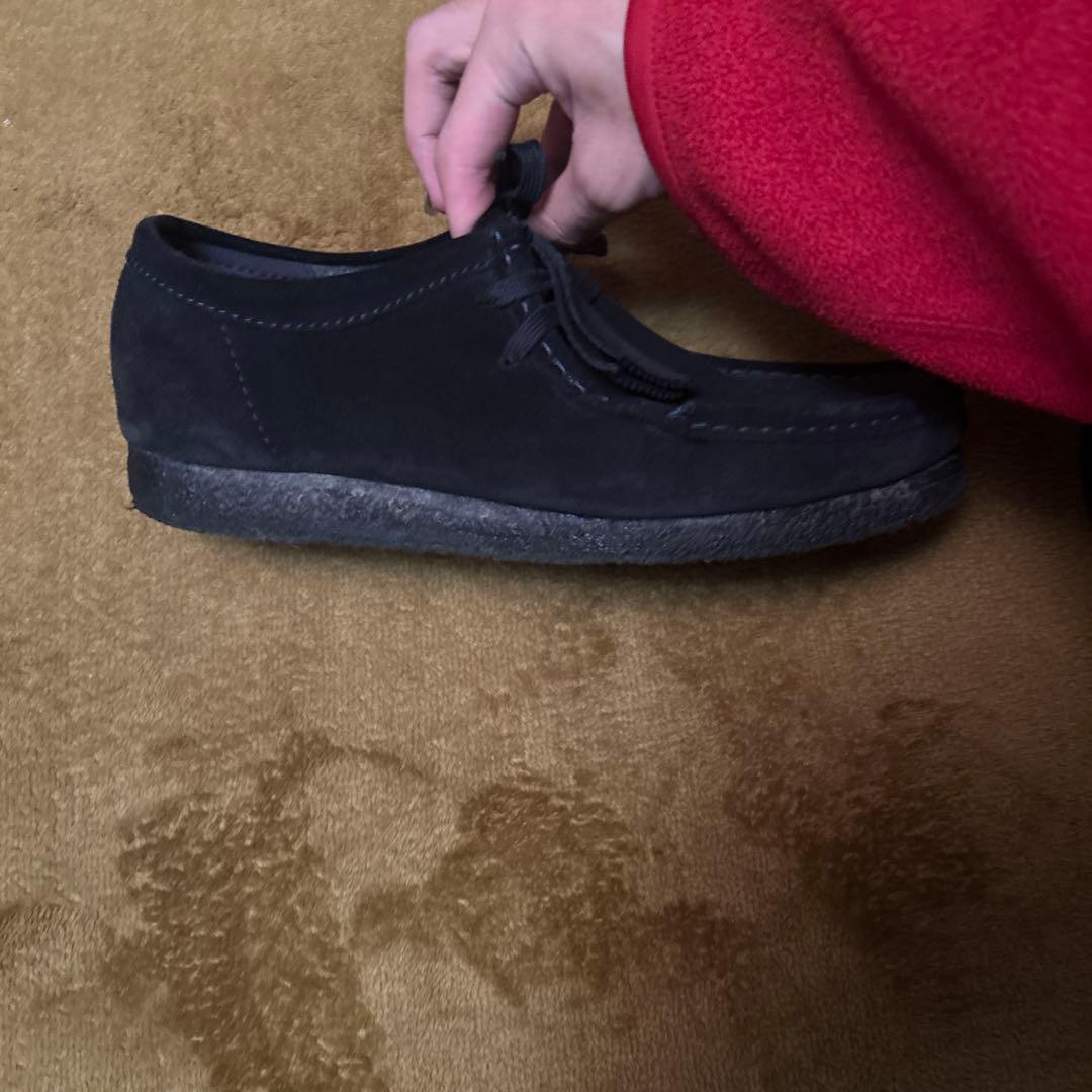 フォロー割500円引き可 Clarks クラークス ワラビー ブラック