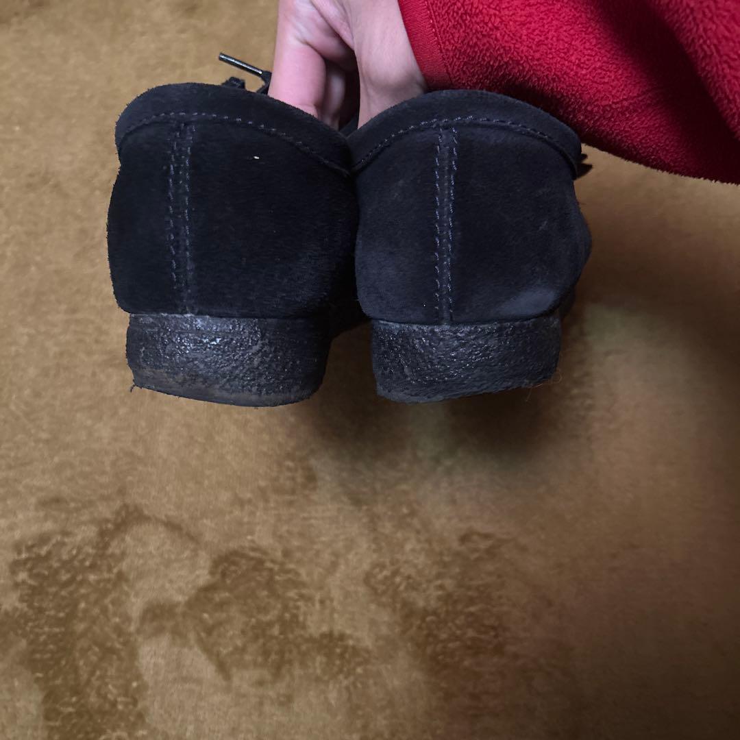 フォロー割500円引き可 Clarks クラークス ワラビー ブラック