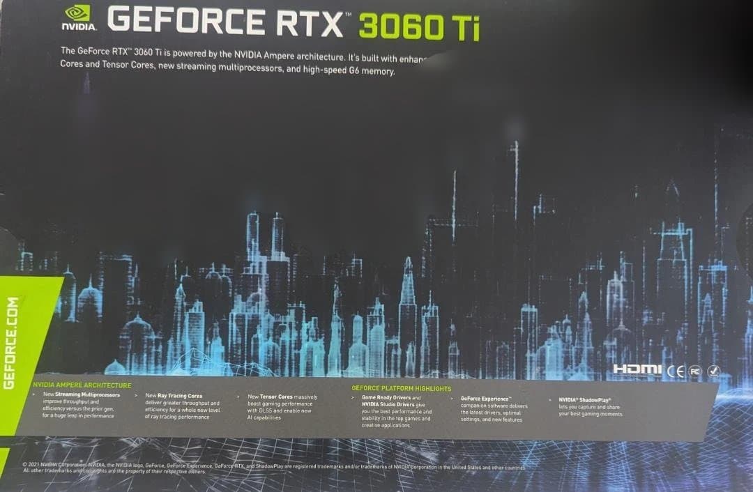 グラフィックボード・グラボ・ビデオカード GALAKURO RTX 3060 Ti