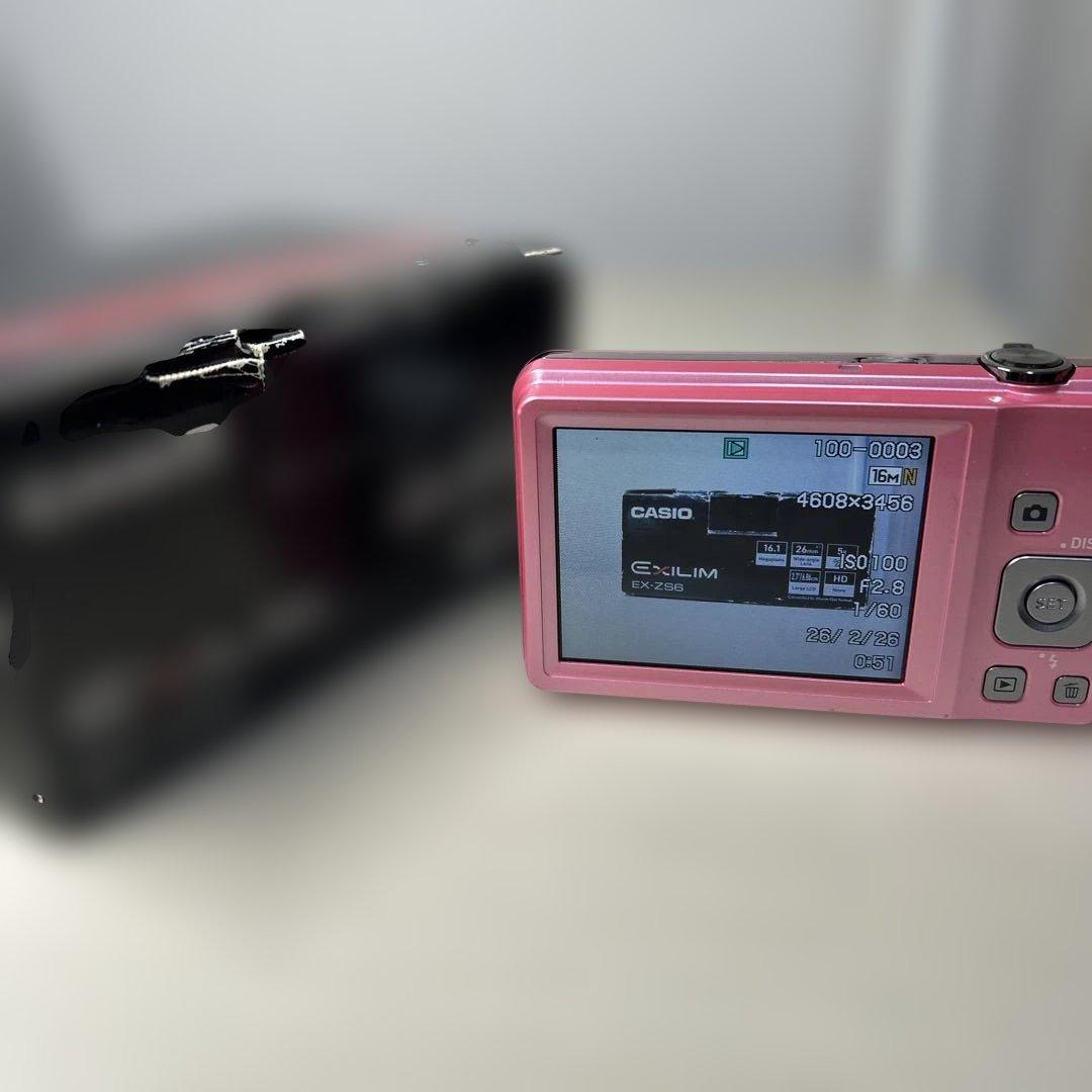 カシオ　CASIO EXILIM EX-ZS6 ピンク 付属品多数