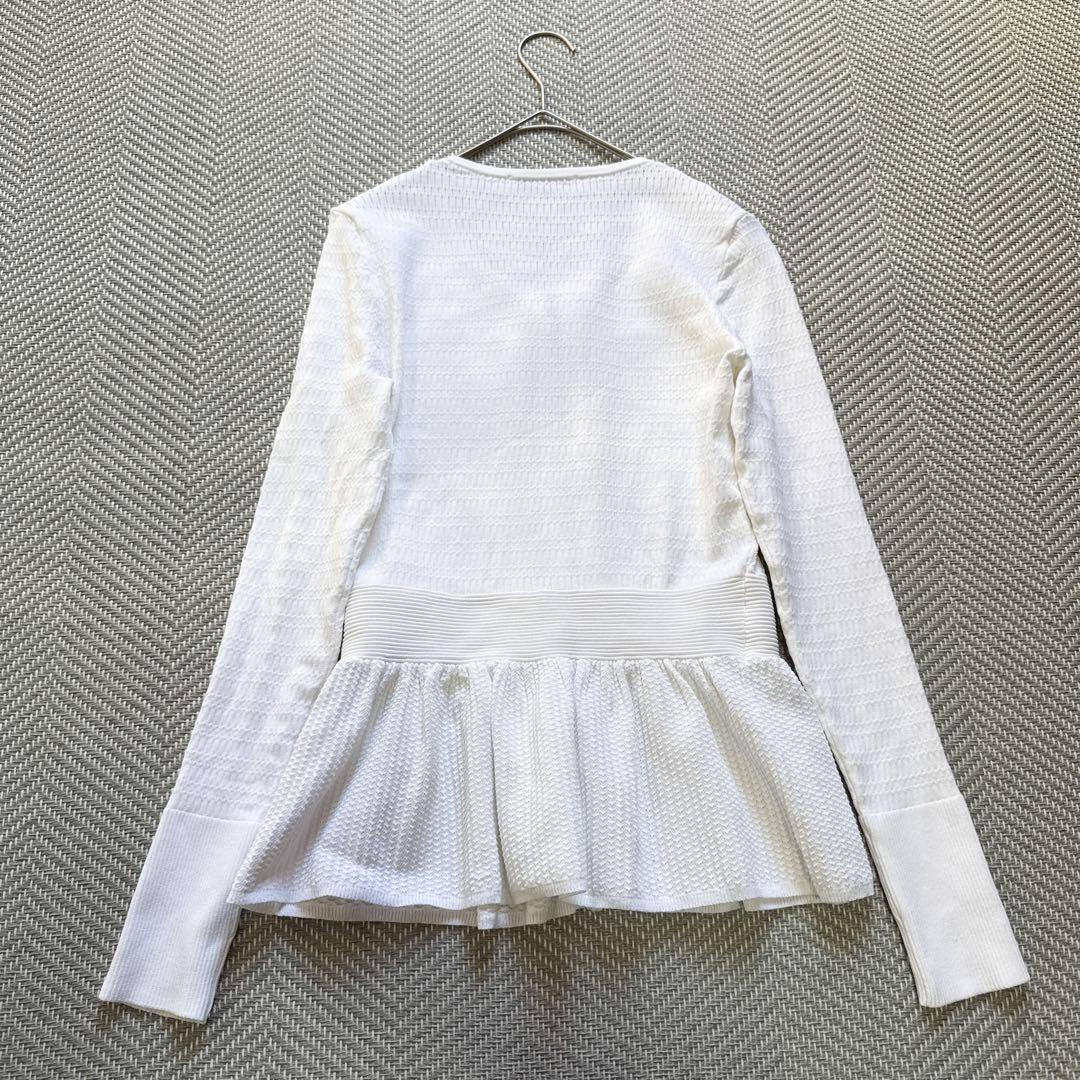 極美品 sandro paris ニットジャージー ジップアップカーディガン F