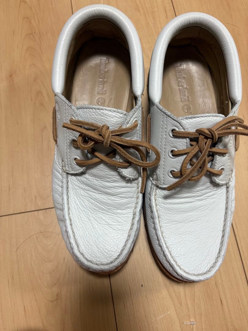 timberland 3アイレット　ホワイト　26.5