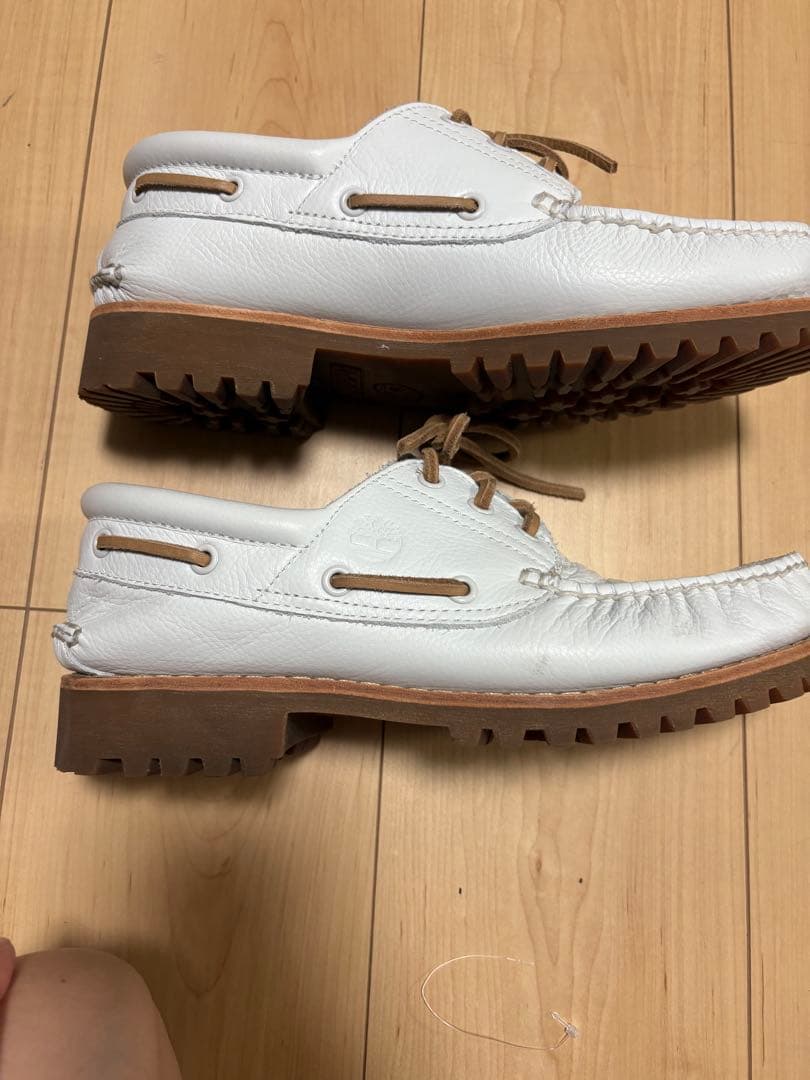 timberland 3アイレット　ホワイト　26.5