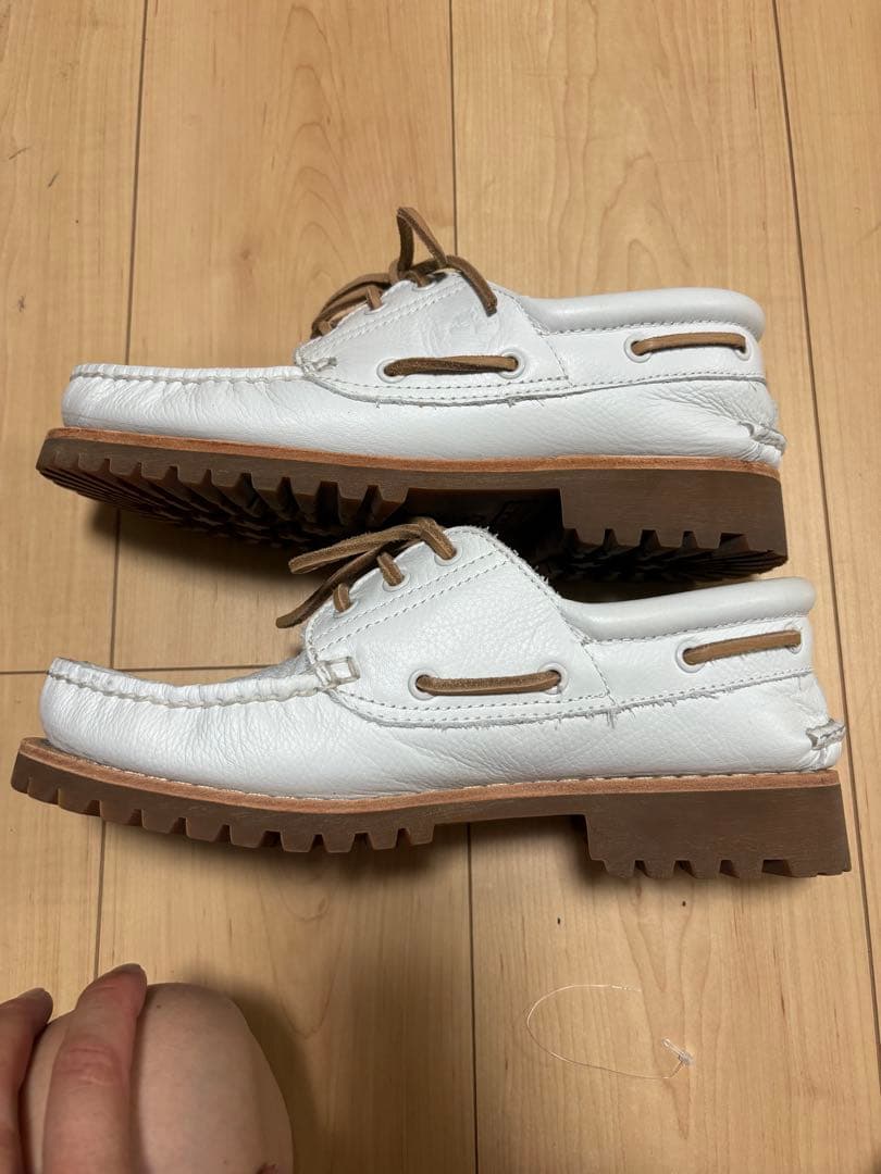 timberland 3アイレット　ホワイト　26.5