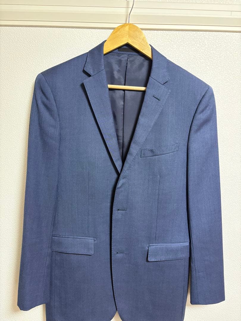 美品　BURBERRY BLACK LABEL ブルーネイビー スーツ　上下