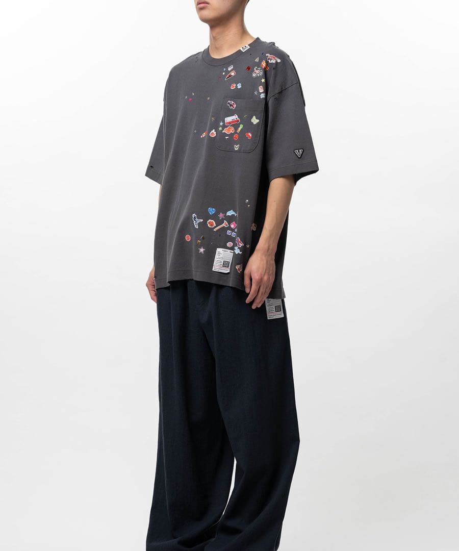 MIHARAYASUHIRO Kids Sticker Printed Tシャツ