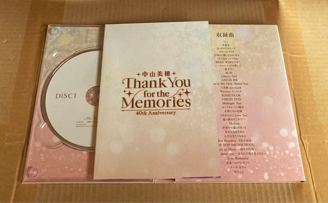 中山美穂/40th Anniversary Thank You for the…