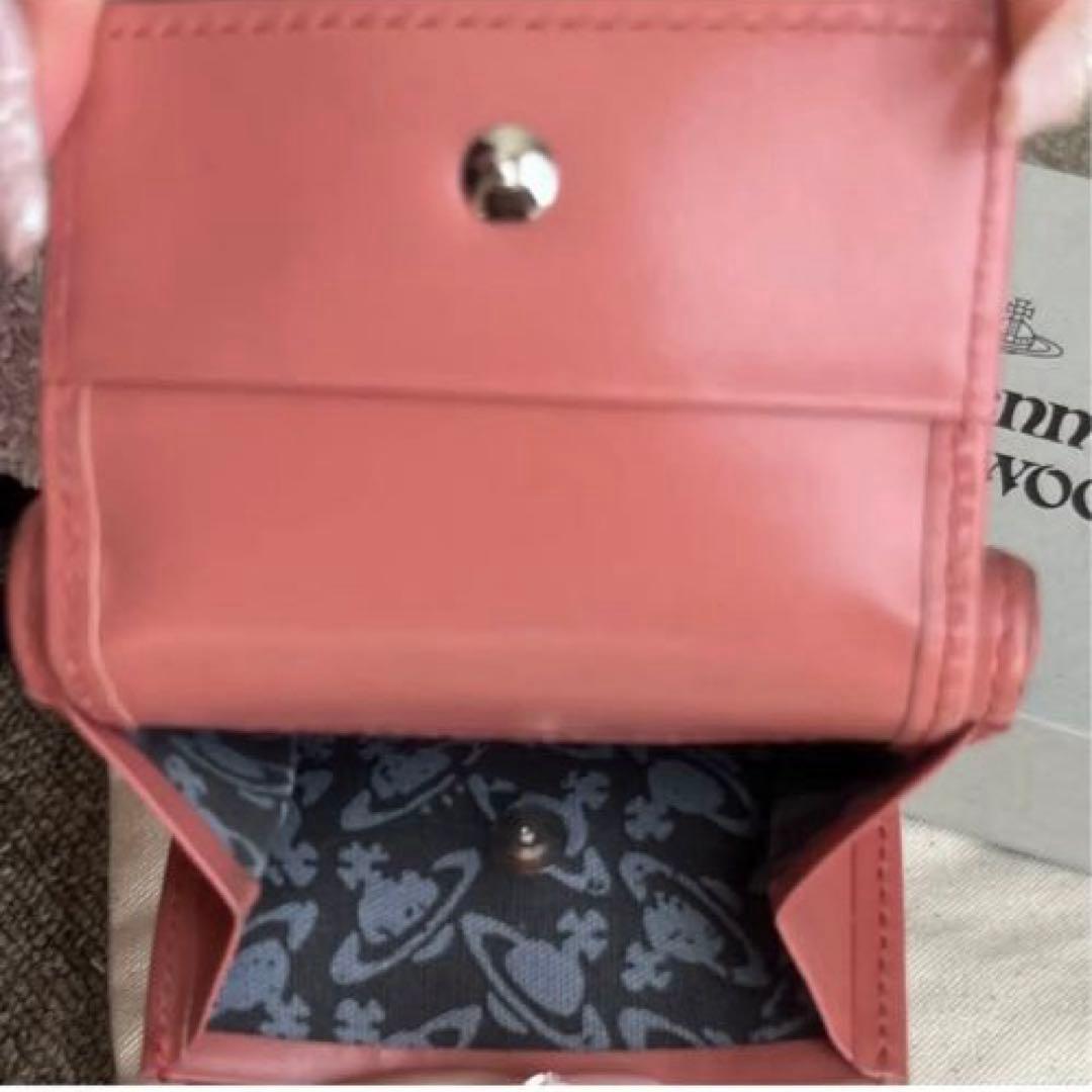 【日本限定】Vivienne Westwood ピンク 三つ折り財布