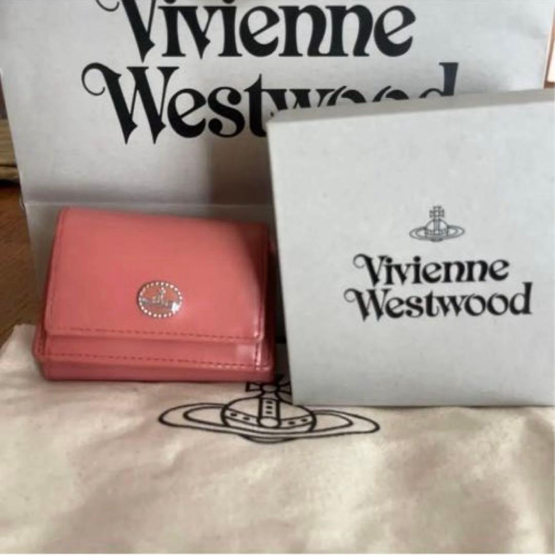 【日本限定】Vivienne Westwood ピンク 三つ折り財布