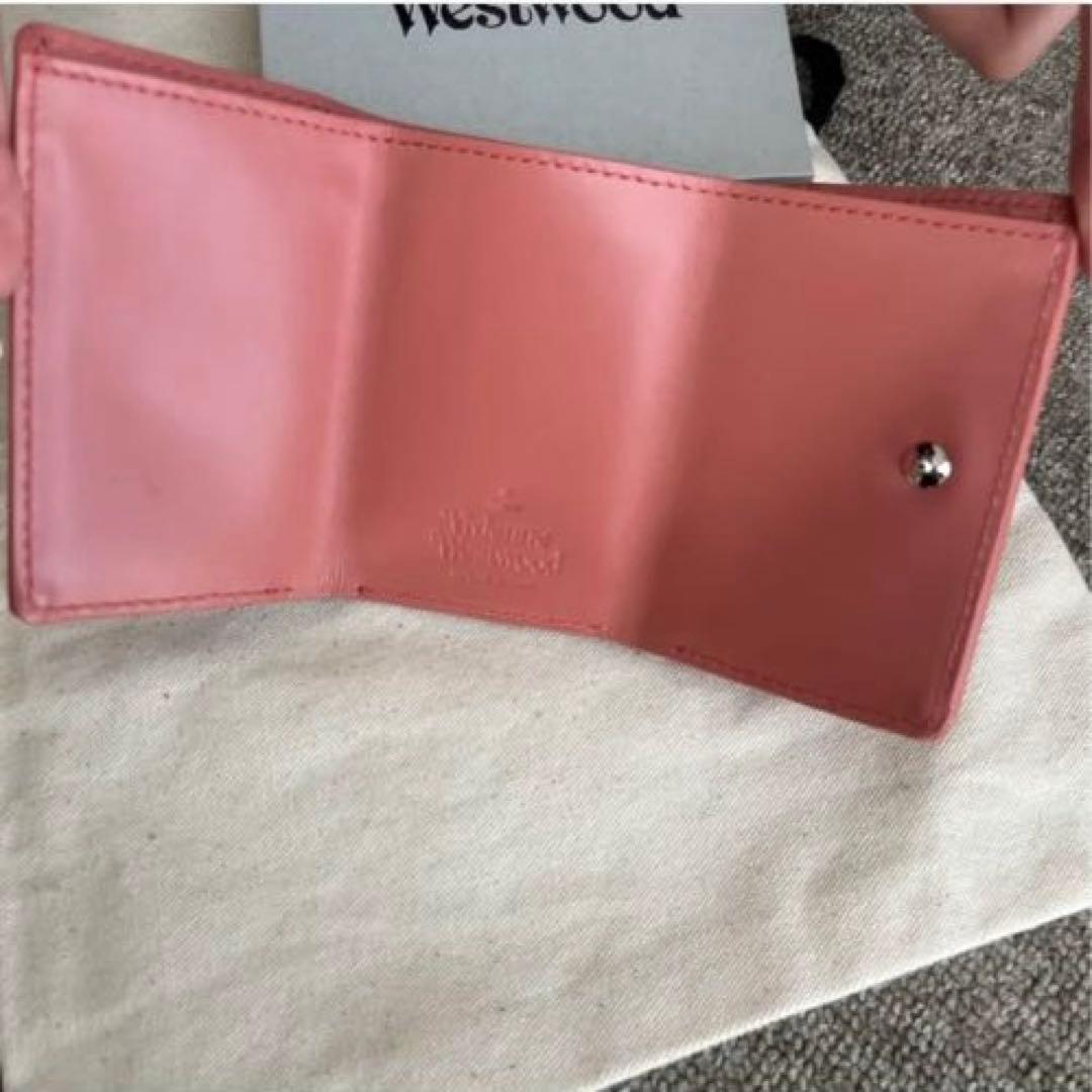 【日本限定】Vivienne Westwood ピンク 三つ折り財布