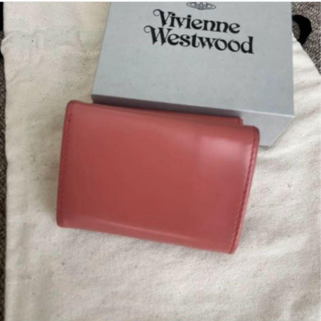 【日本限定】Vivienne Westwood ピンク 三つ折り財布