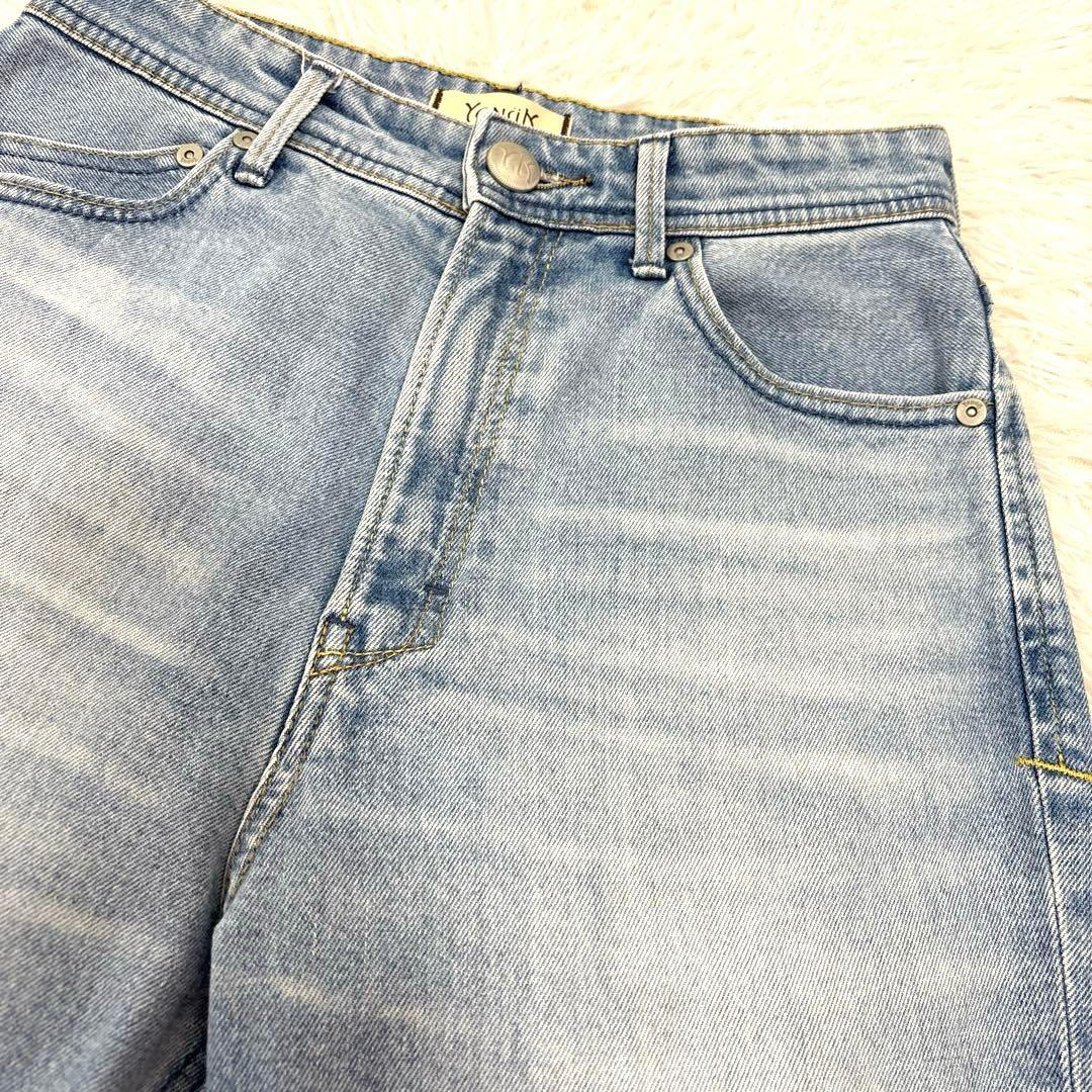 美品 YANUK ヤヌーク LOUISE ルイーズ ストレートデニム 24
