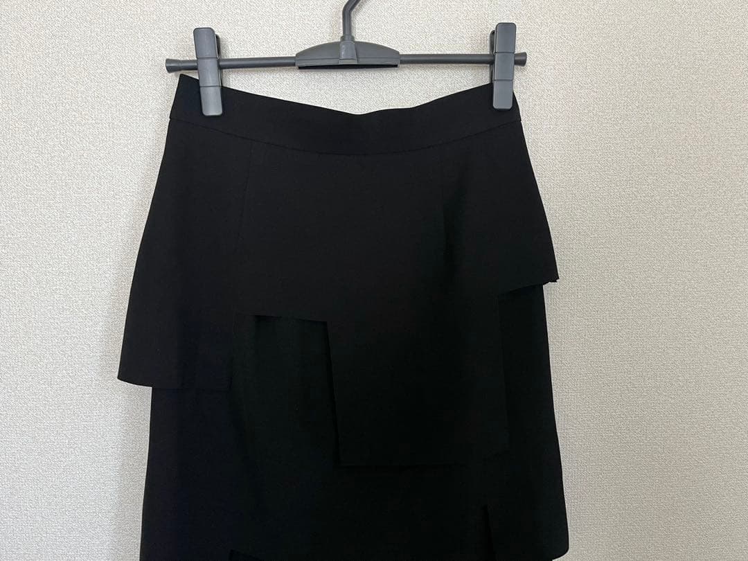 ◯美品◯ ENFOLD デザインスカート BLACK 38