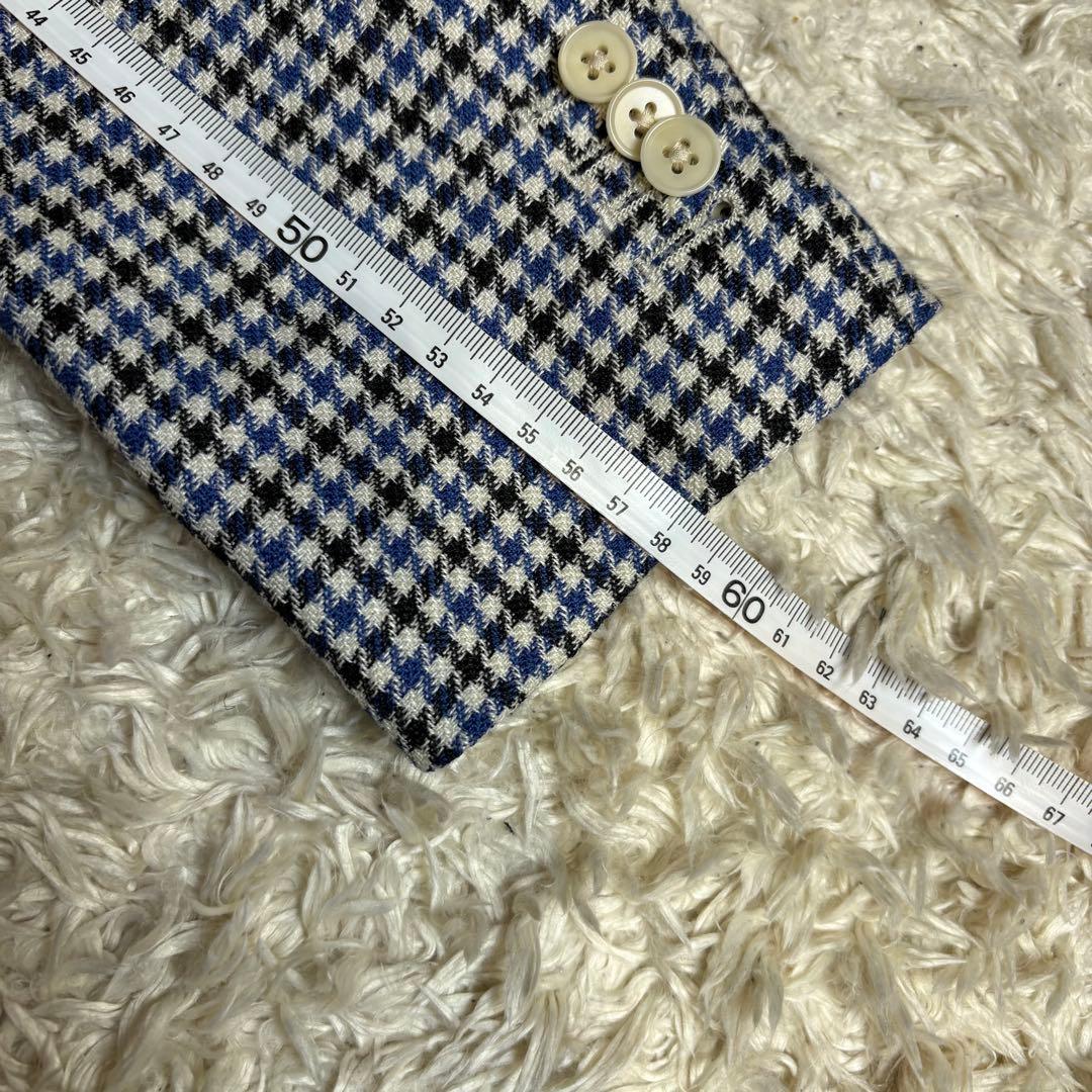 美品 ユニバーサルランゲージ カノニコ 千鳥格子　 テーラードジャケット M