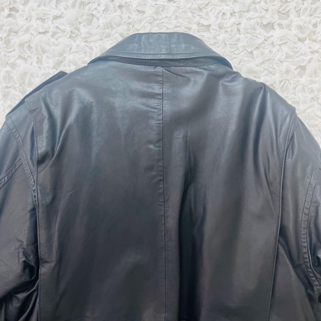 80s90sビンテージvintage羊革G1ラムレザージャケットma1ライダース